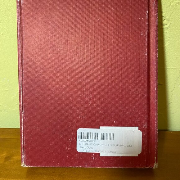 AS IS: Kane Chronicles Survival Guide Companion Book Rick Riordan (VERY USED) - Picture 5 of 5